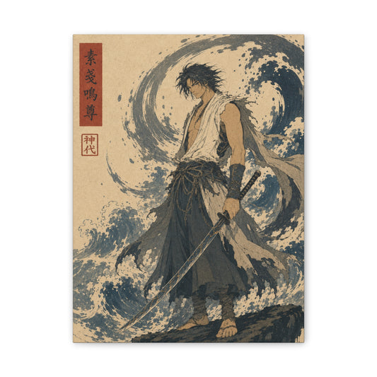 "SUSANOO" Canvas Print - Ukiyo-e Edition