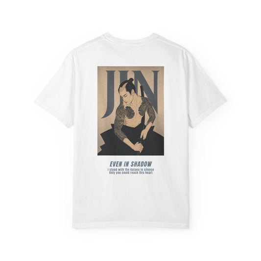 JIN - Back Print Tshirt (White) 004