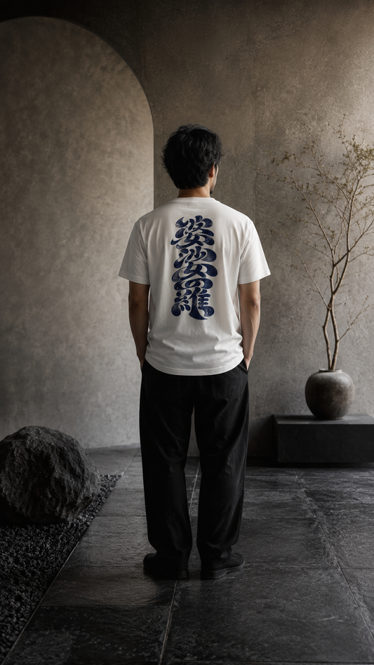 BASARA Back Logo Tee - WHITE