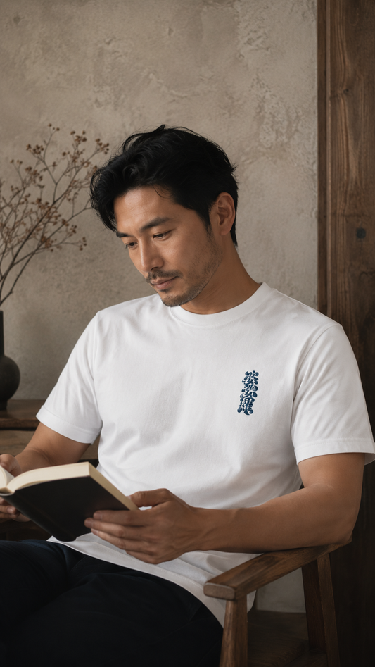 BASARA Chest Logo Tee - WHITE
