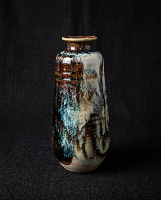 Kyoto Ware "Yuhan" Vase by Master Rokubei Shimizu V