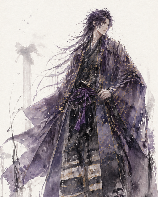 KAMIYO Episode 11 – Uhijini-no-Kami, god of primordial mud and solidification, Japanese mythology illustration