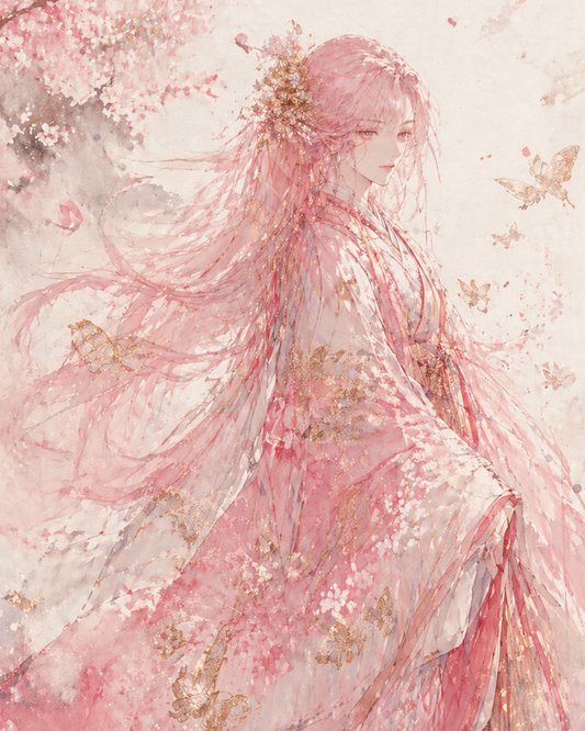 KAMIYO Episode 18 – Ayakashikone-no-Kami, goddess of mystery and bewitching enchantment, Japanese mythology illustration
