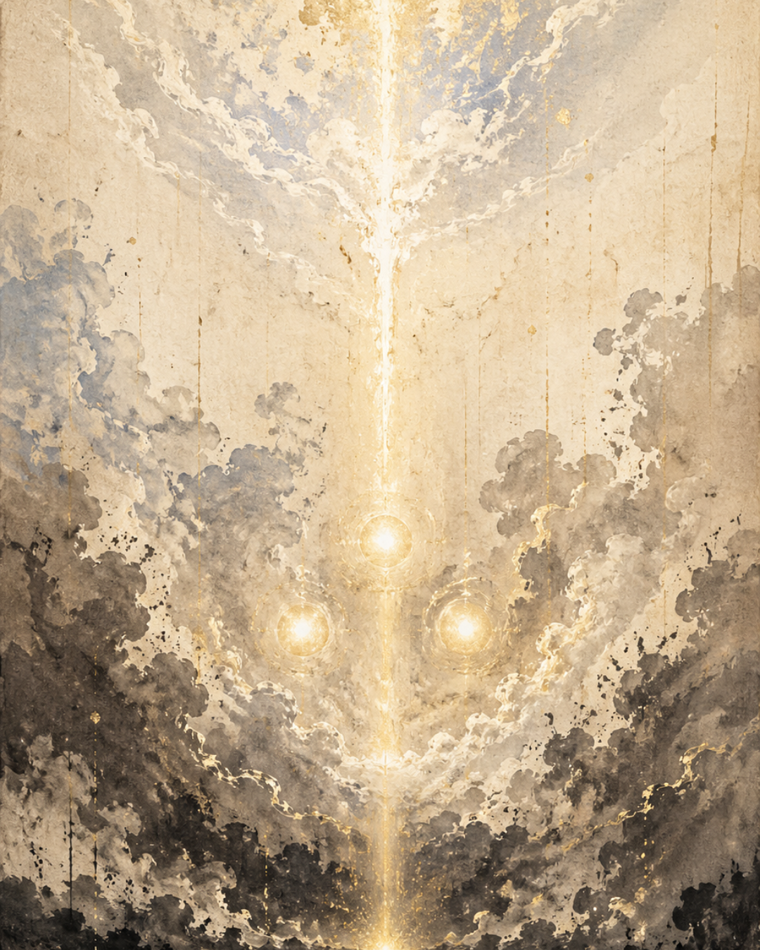 KAMIYO Episode 1 – The Birth of Heaven and Earth, Japanese creation myth illustration