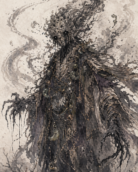 KAMIYO Special Shinatsuhiko Episode 2 – Magatsuhi-no-Kami and the great purifying storm of Shinatsuhiko, Japanese mythology illustration