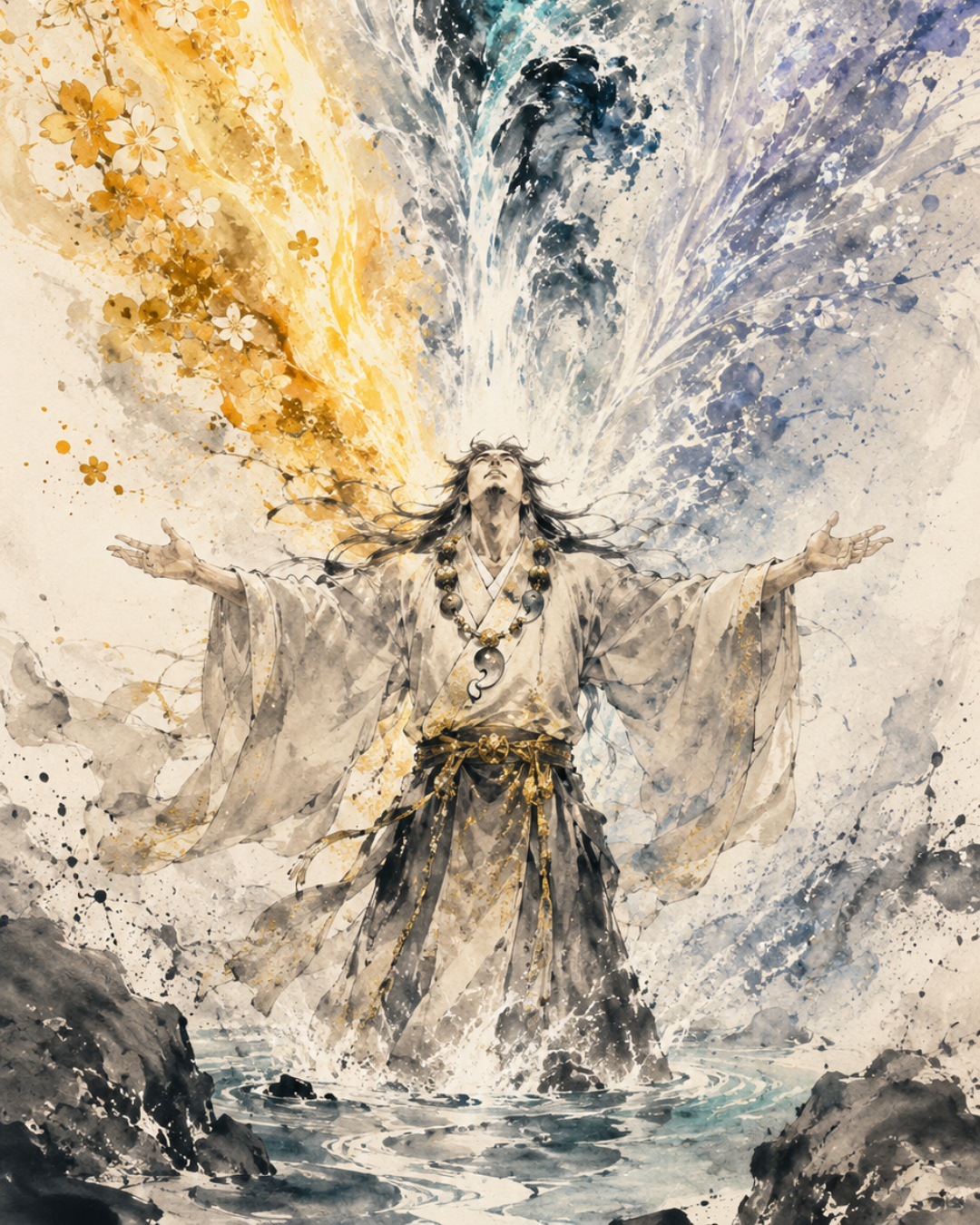 KAMIYO Episode 39: The Birth of the Mihashira-no-Uzu-no-Miko (The Three Noble Children) — The New Sun, Moon, and Ocean