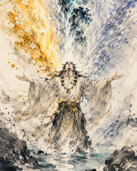 KAMIYO Episode 39: The Birth of the Mihashira-no-Uzu-no-Miko (The Three Noble Children) — The New Sun, Moon, and Ocean