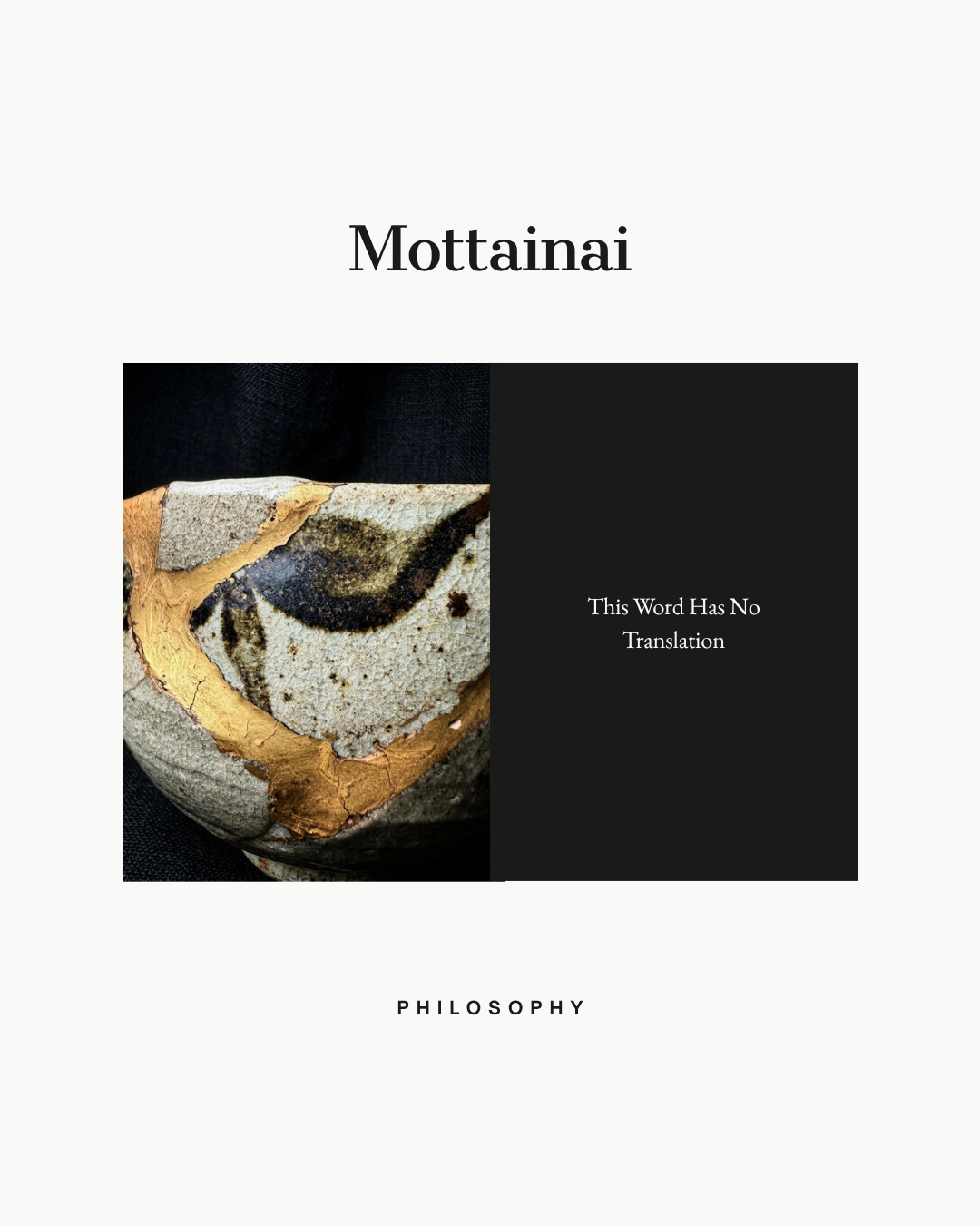 This Word Has No Translation: The True Definition of Mottainai