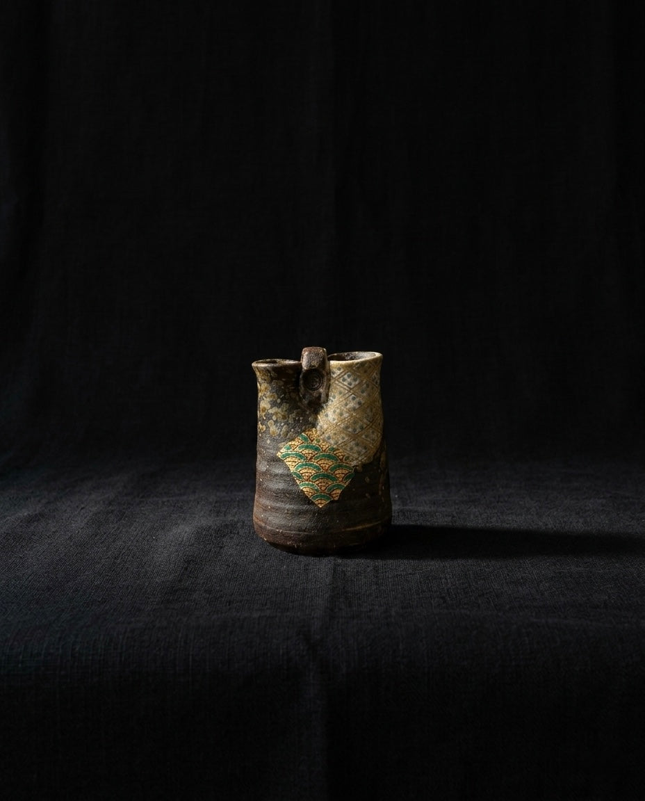 Kutani Vessel by Asuka Kiln