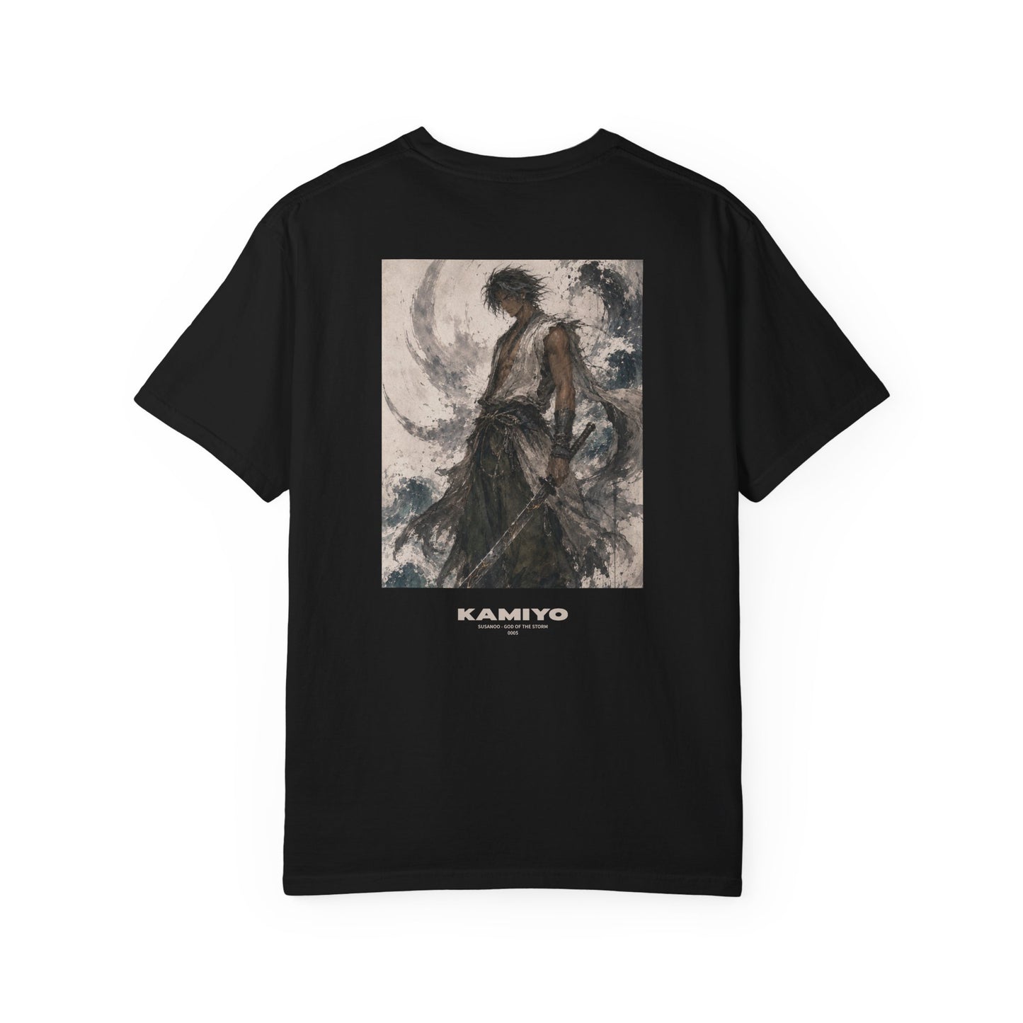 "SUSANOO" Back Print T-shirt