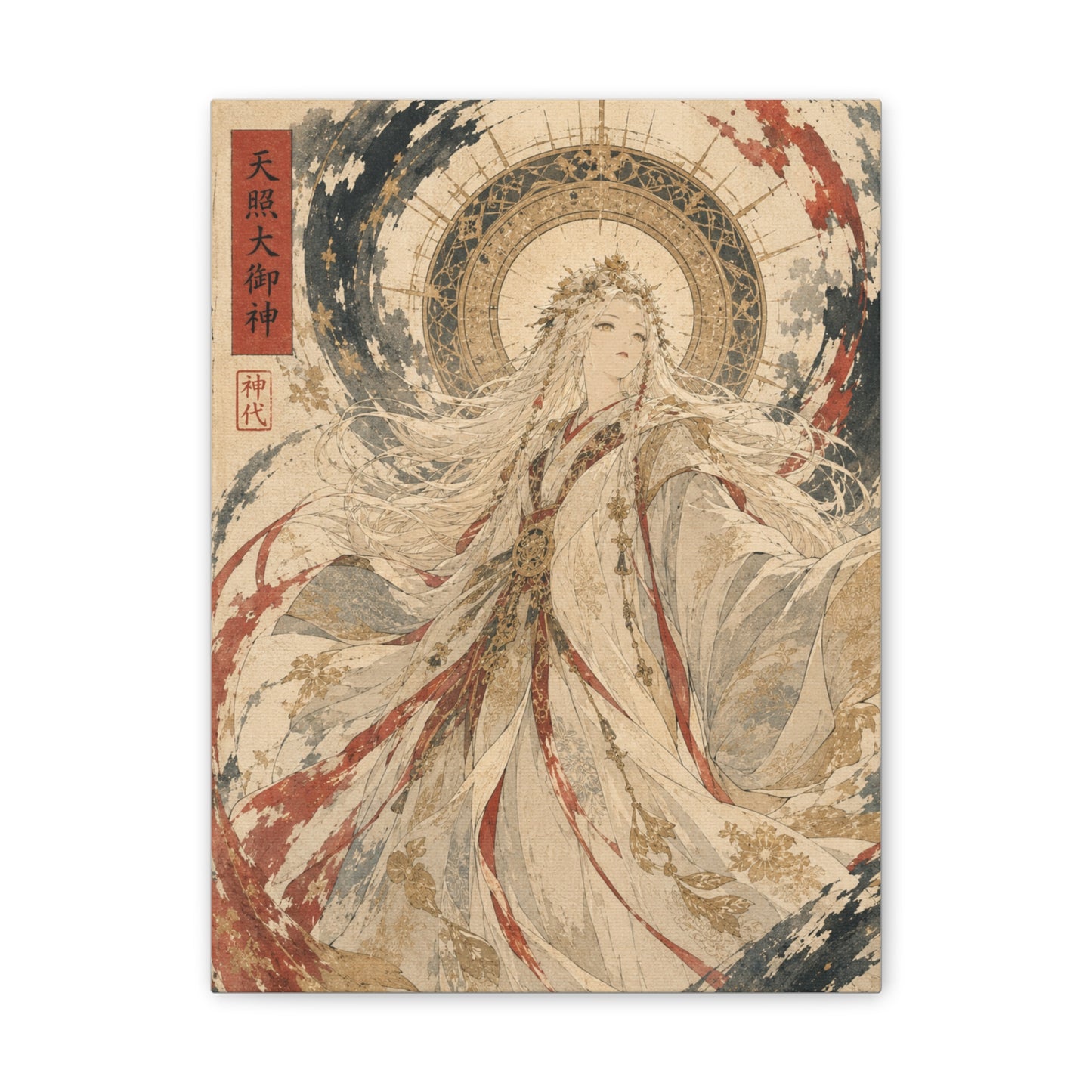 "AMATERASU" Canvas Print - Ukiyo-e Edition