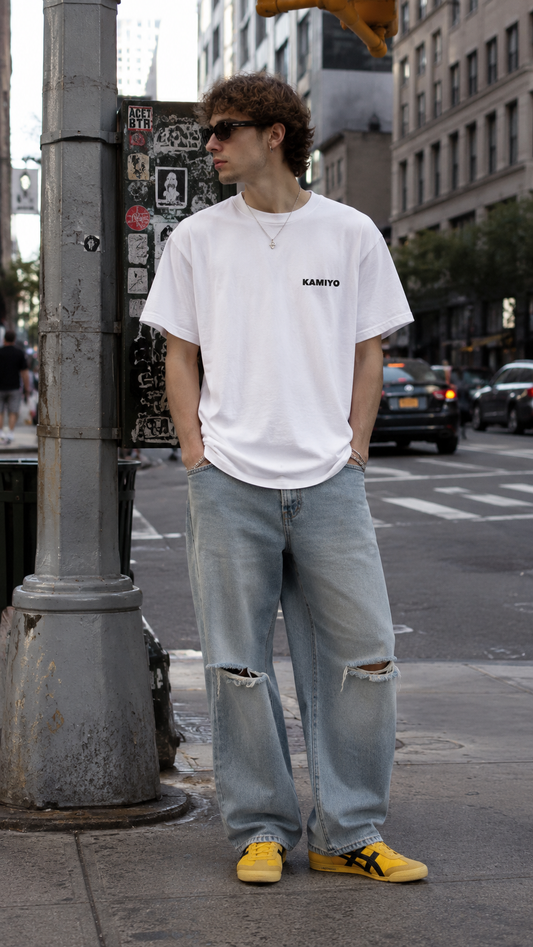 AMATERASU Back Print T-shirt - White