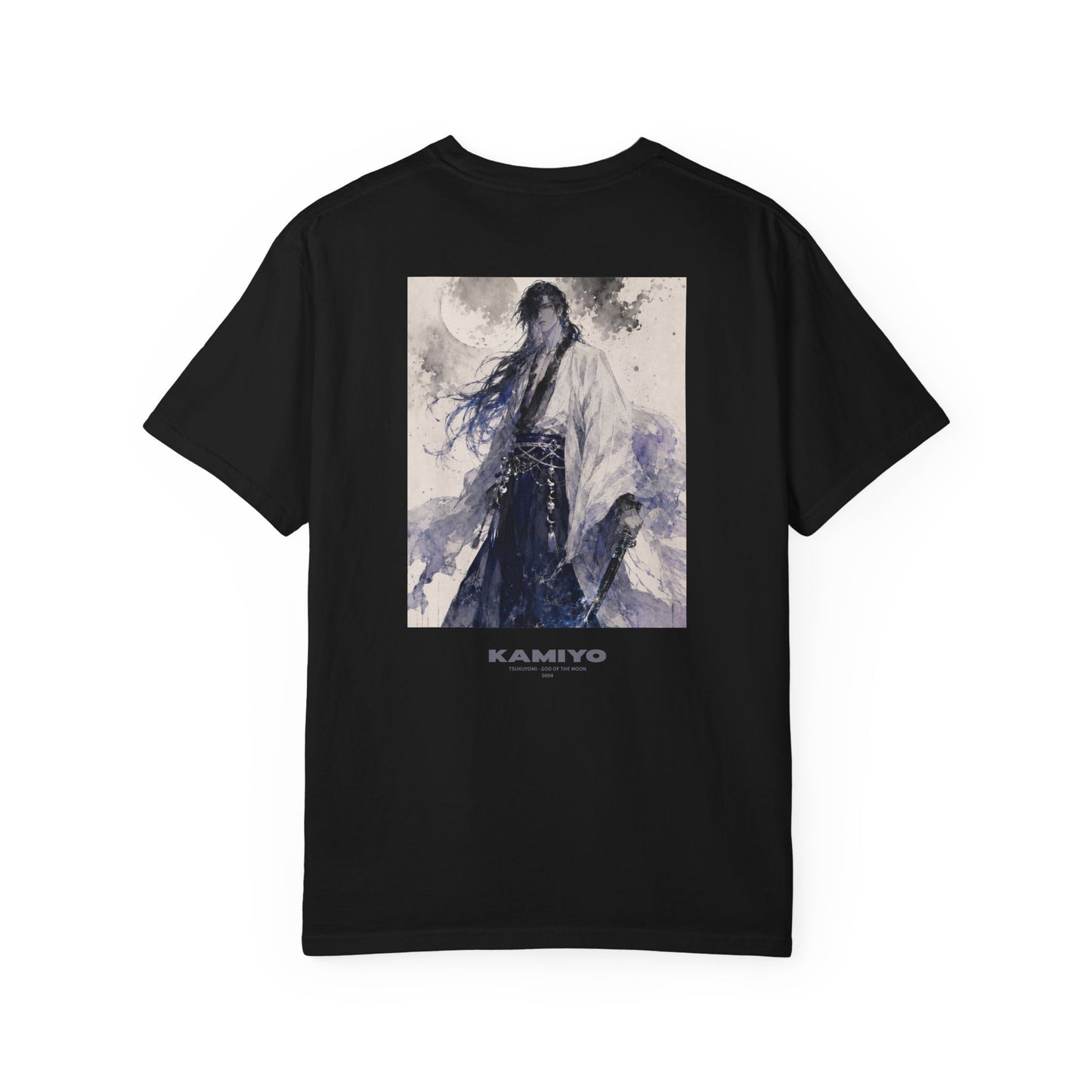 "TSUKUYOMI" Back Print T-shirt