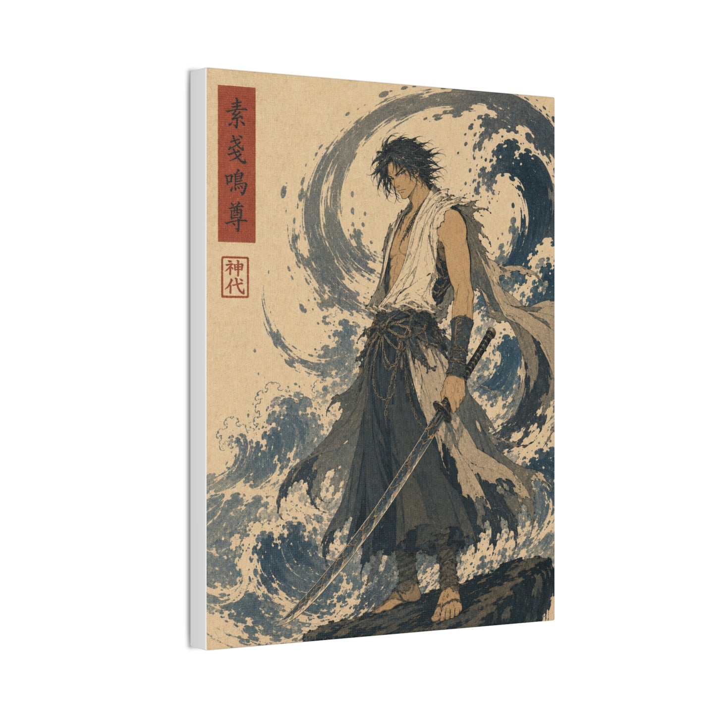"SUSANOO" Canvas Print - Ukiyo-e Edition