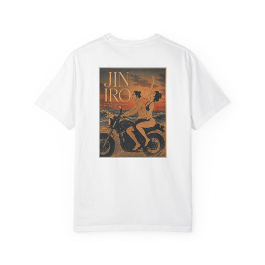 JIN&IRO - Back Print Tshirt 001 (White)