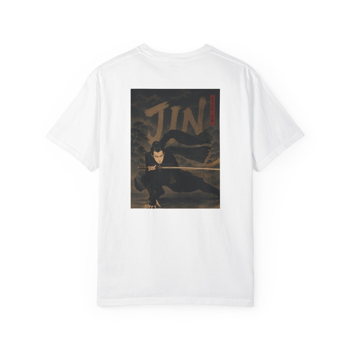 JIN - Back Print Tshirt 005 (White)