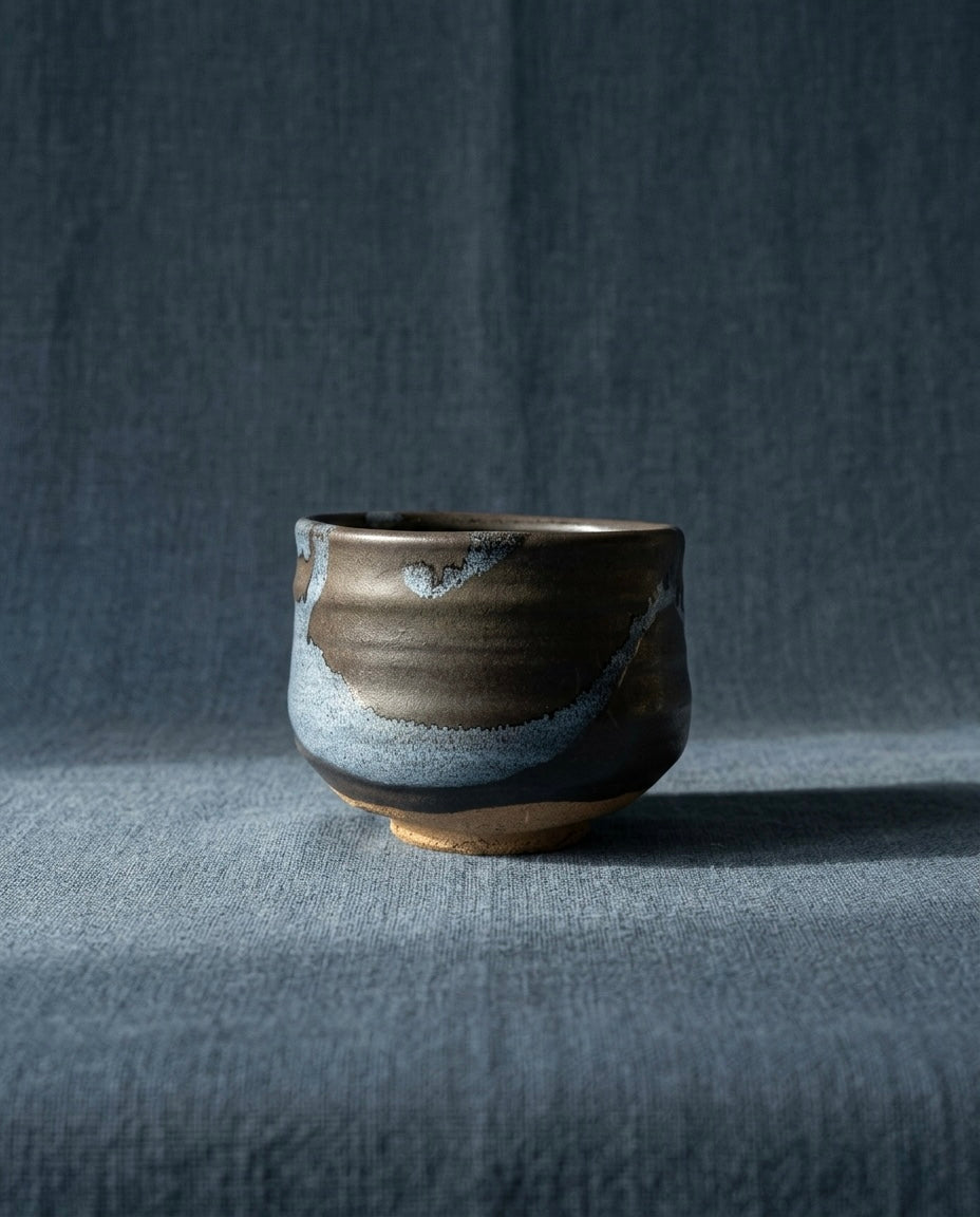 Ko-Seto Tea Bowl by Master Tatsuzo Mizuno