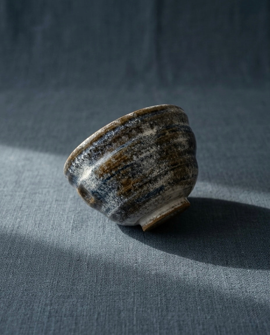 Kyoto Ware "Yohen" Tea Bowl by Master Kozan