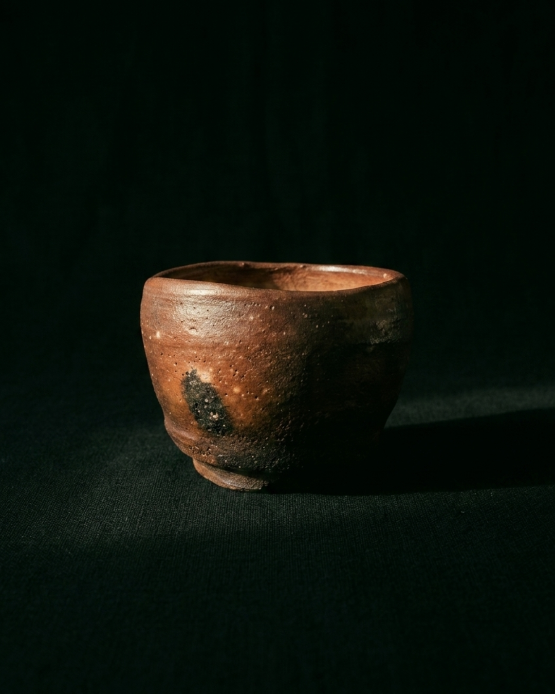 The Chaos of the Kiln - Yohen Guinomi by Toyo Kaneshige