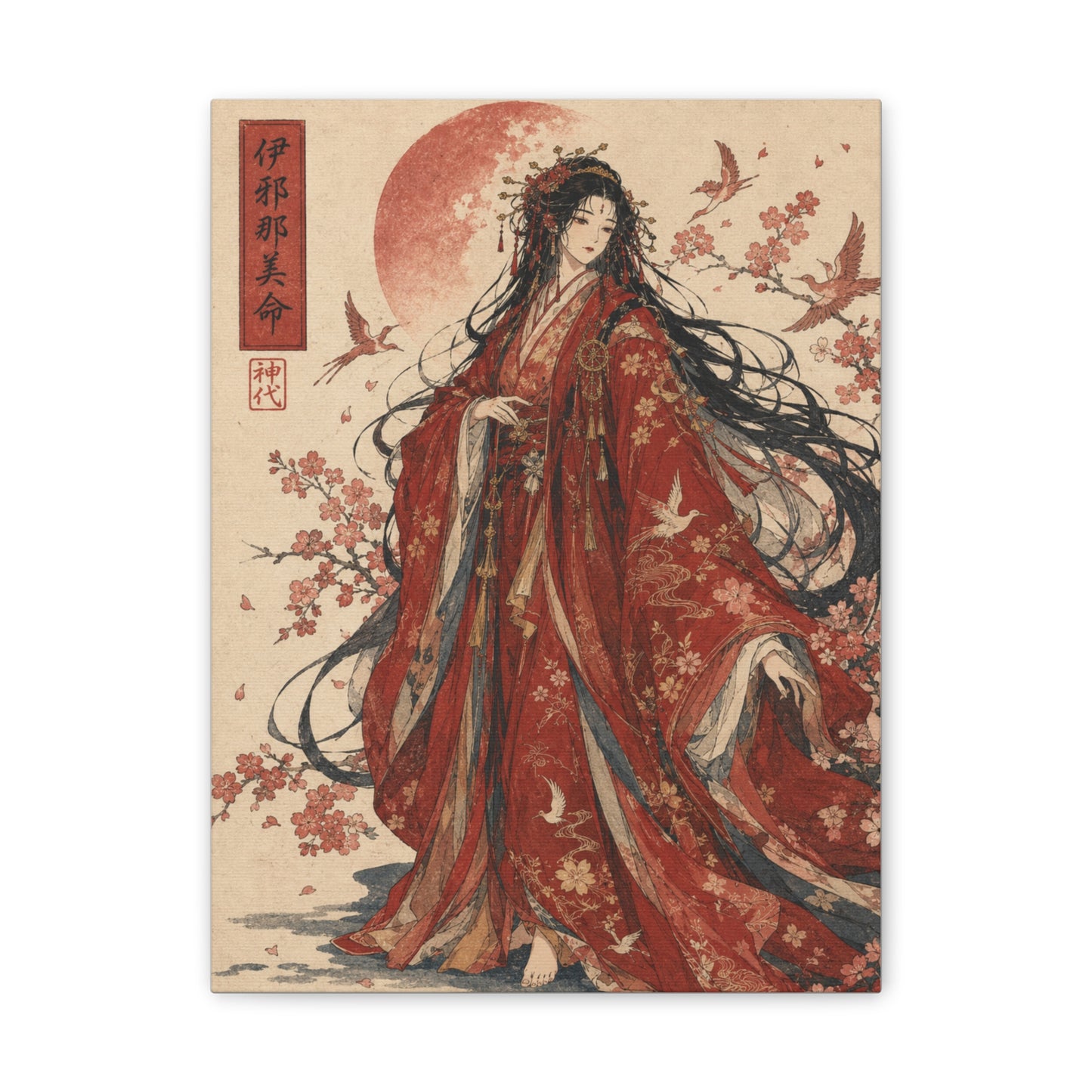 "IZANAMI" Canvas Print - Ukiyo-e Edition