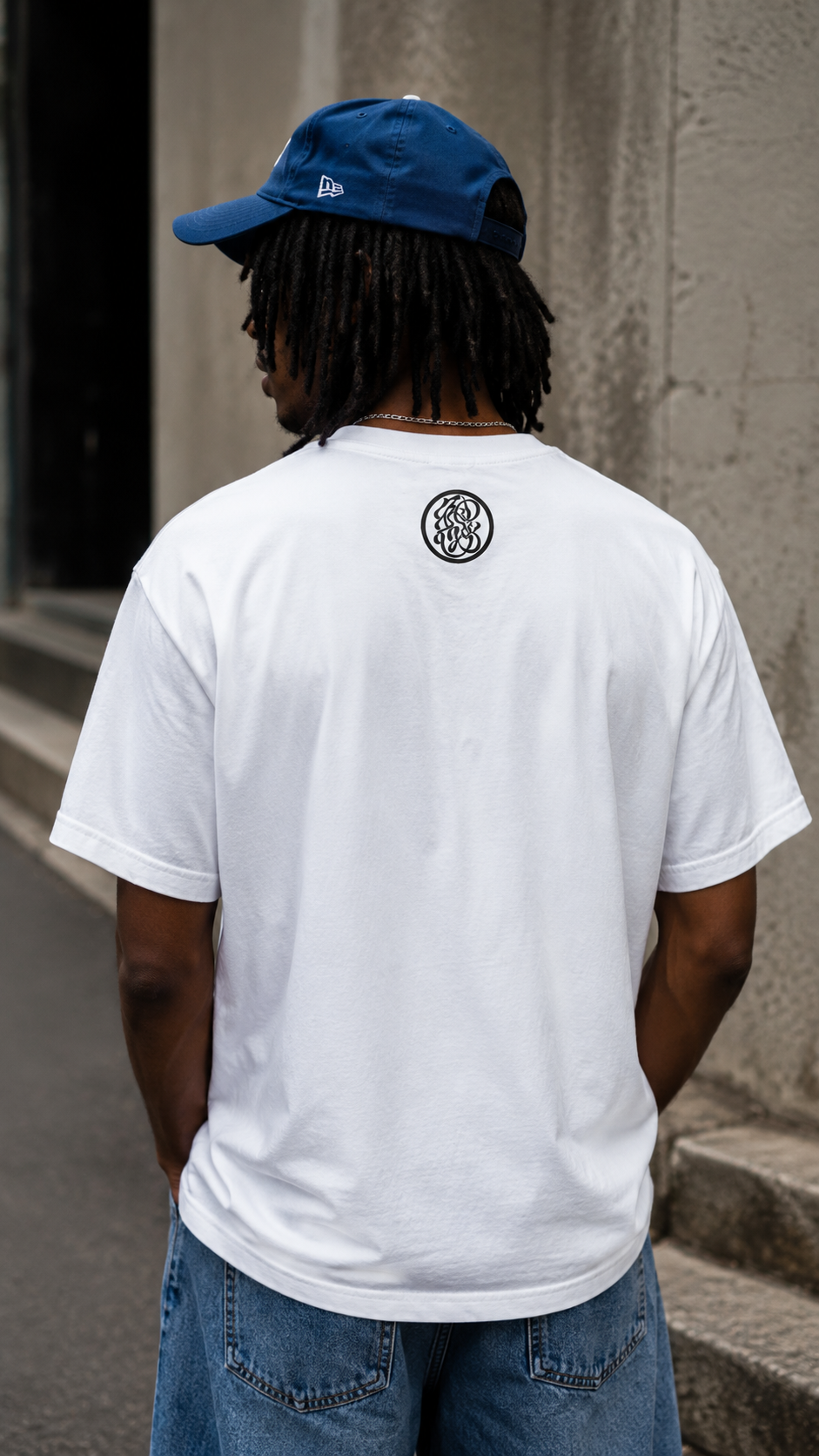 TSUKUYOMI" Graphic T-shirt - White
