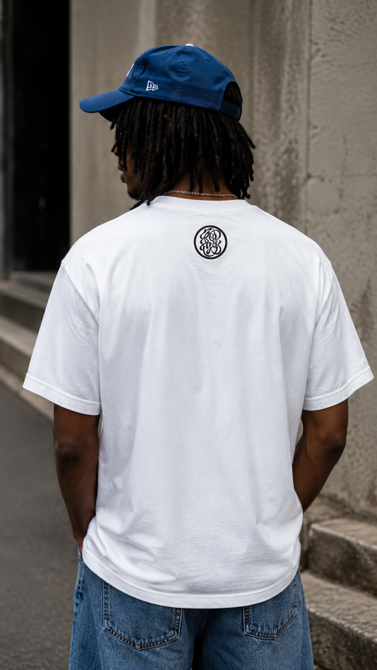 TSUKUYOMI" Graphic T-shirt - White