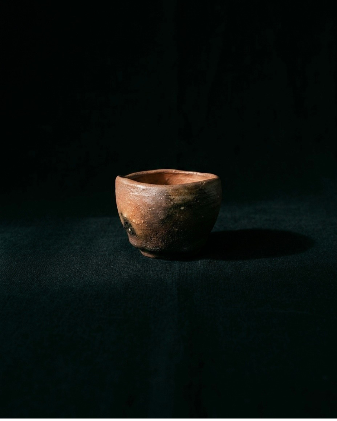 The Chaos of the Kiln - Yohen Guinomi by Toyo Kaneshige