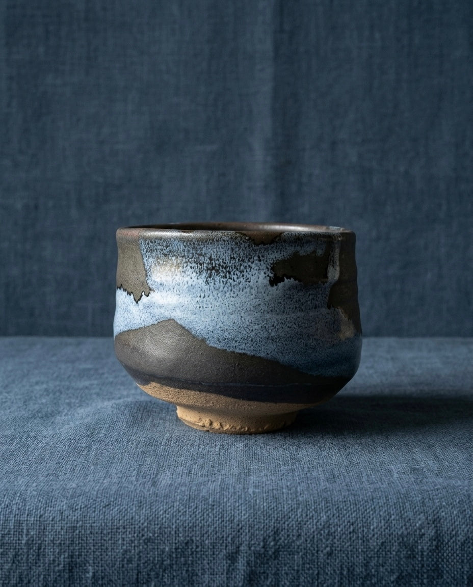 Ko-Seto Tea Bowl by Master Tatsuzo Mizuno