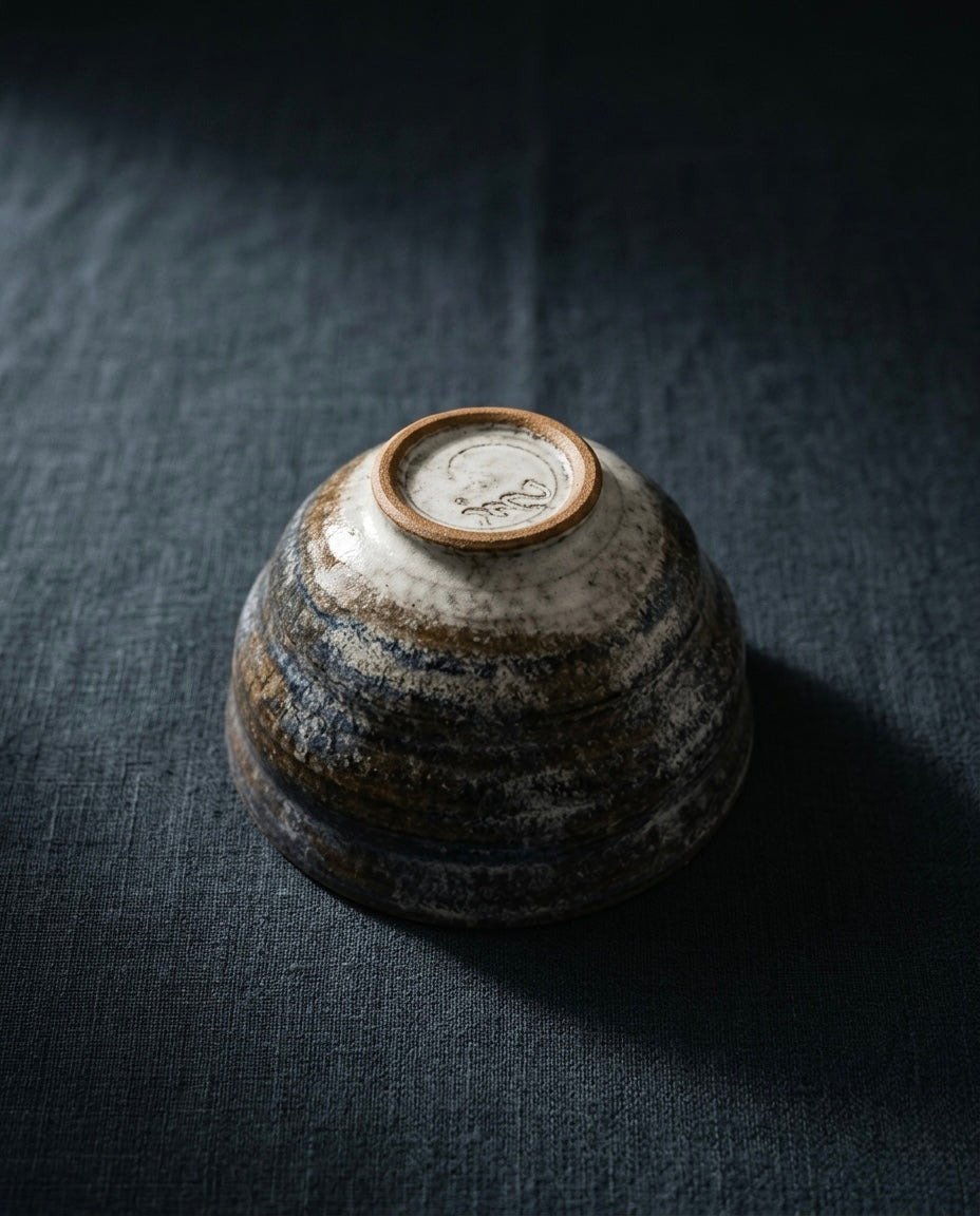Kyoto Ware "Yohen" Tea Bowl by Master Kozan