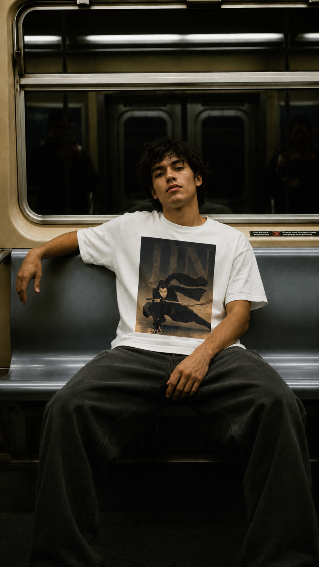 JIN - Print Tshirt 006 (White)