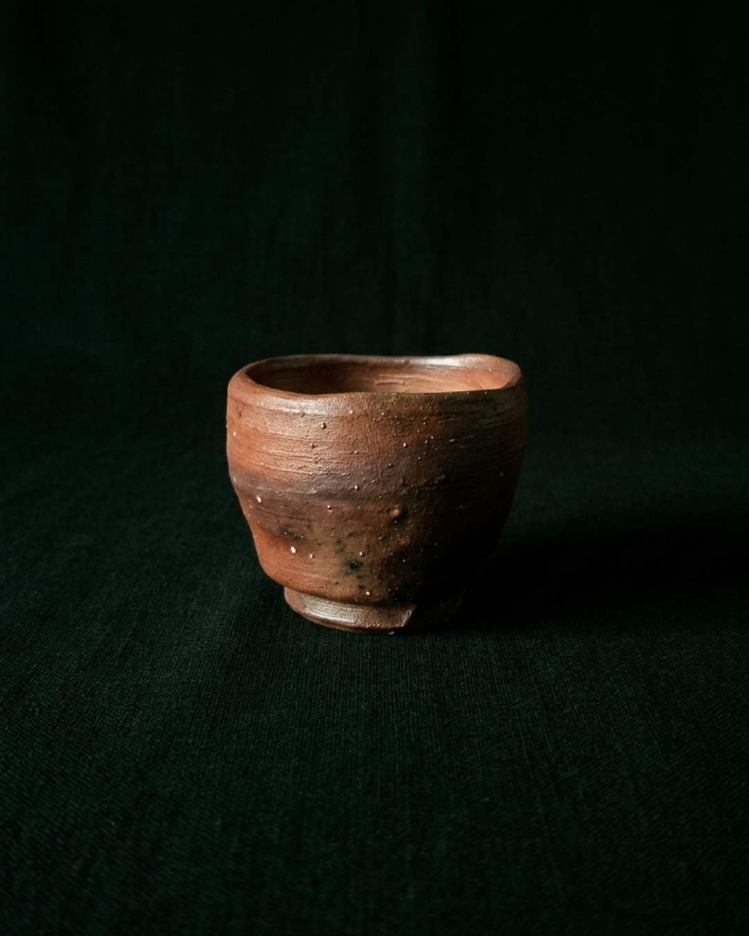 The Chaos of the Kiln - Yohen Guinomi by Toyo Kaneshige