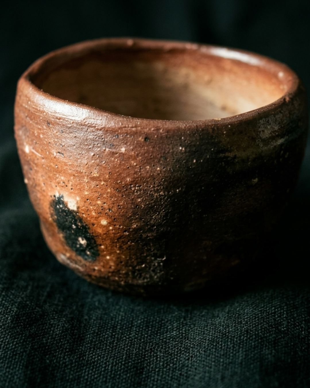 The Chaos of the Kiln - Yohen Guinomi by Toyo Kaneshige