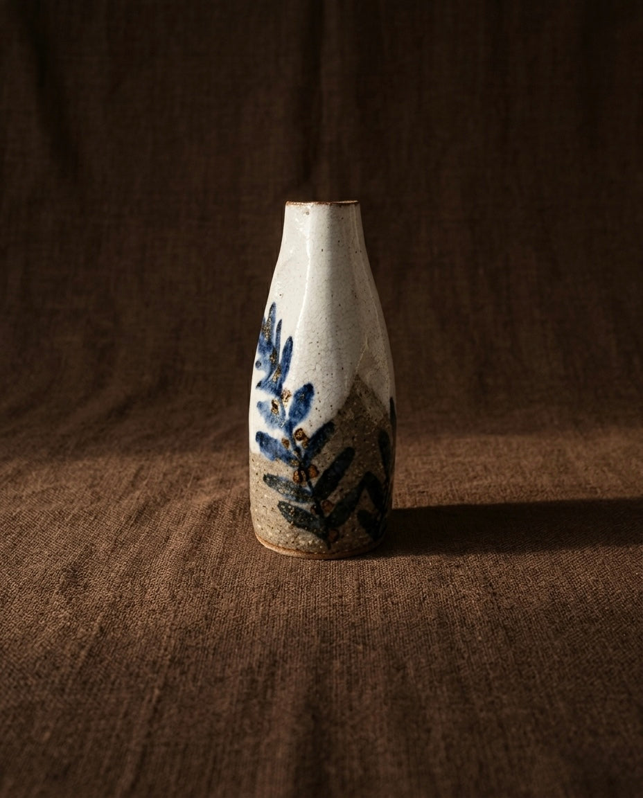 Kyoto Ware Sake Set by Master Rokubei Kiyomizu VI