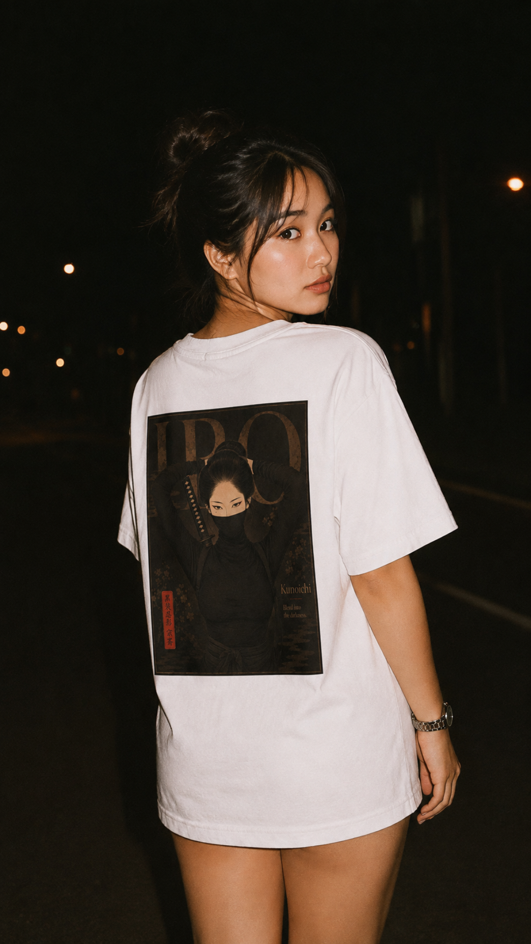 IRO - Back Print Tshirt 008(White)