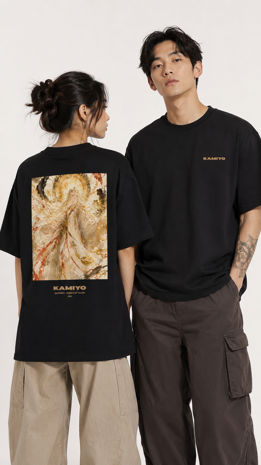 "AMATERASU" Back Print T-shirt