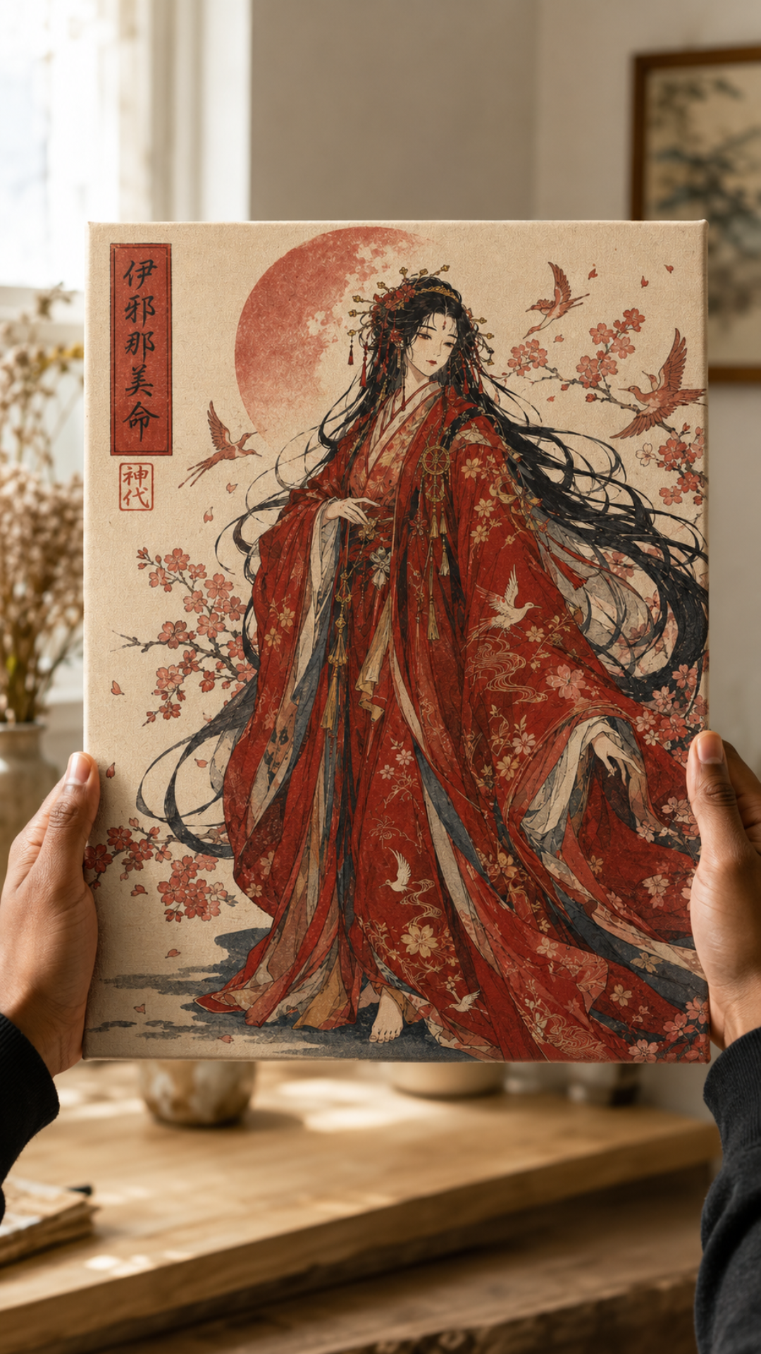 "IZANAMI" Canvas Print - Ukiyo-e Edition