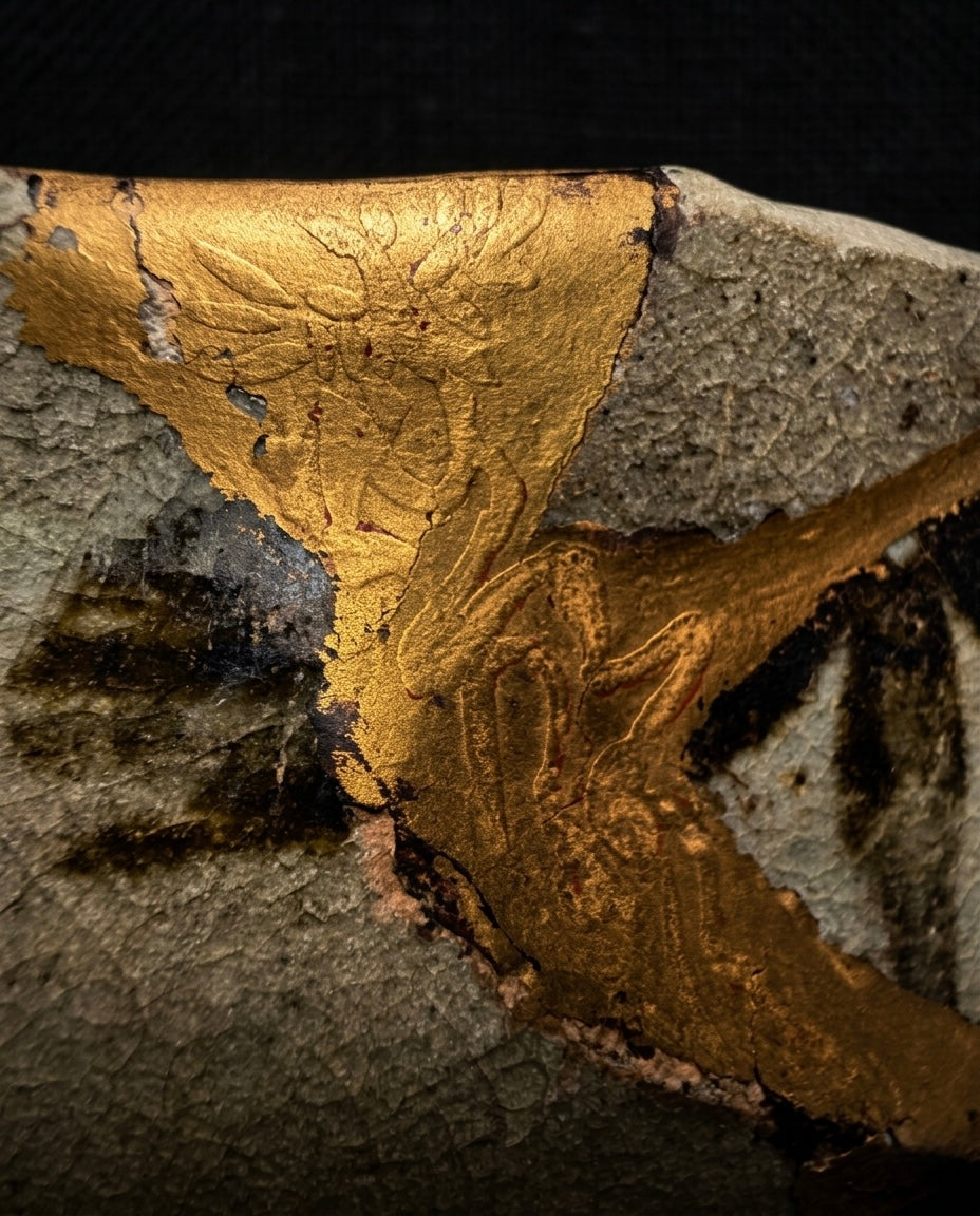 Momoyama to early Edo period - Kintsugi Karatsu tea bowl