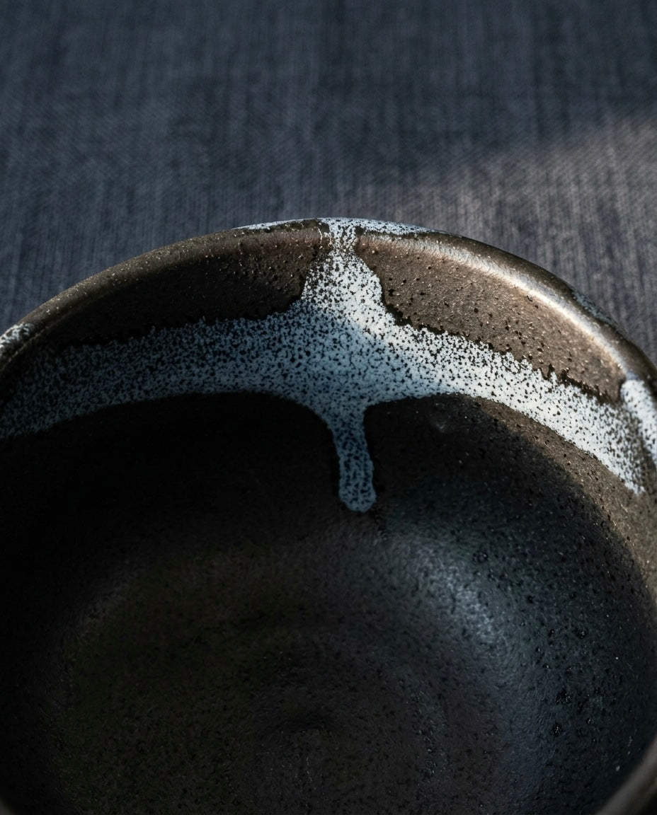 Ko-Seto Tea Bowl by Master Tatsuzo Mizuno