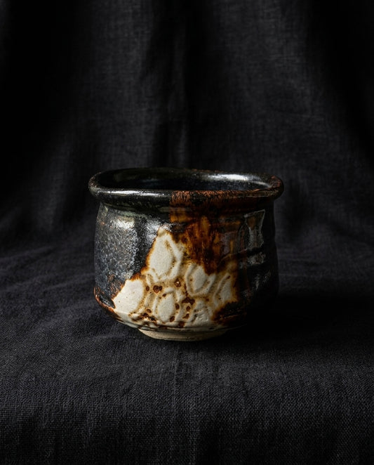 Black Oribe Matcha Bowl by Shosuke Imura
