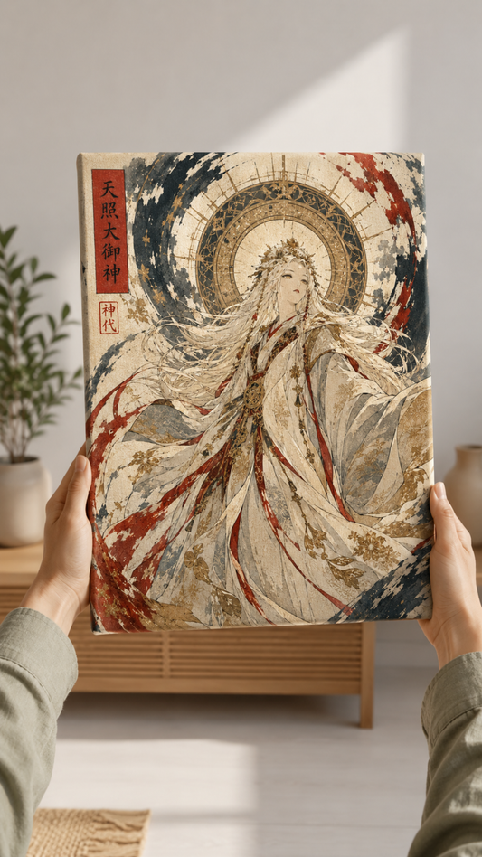 "AMATERASU" Canvas Print - Ukiyo-e Edition