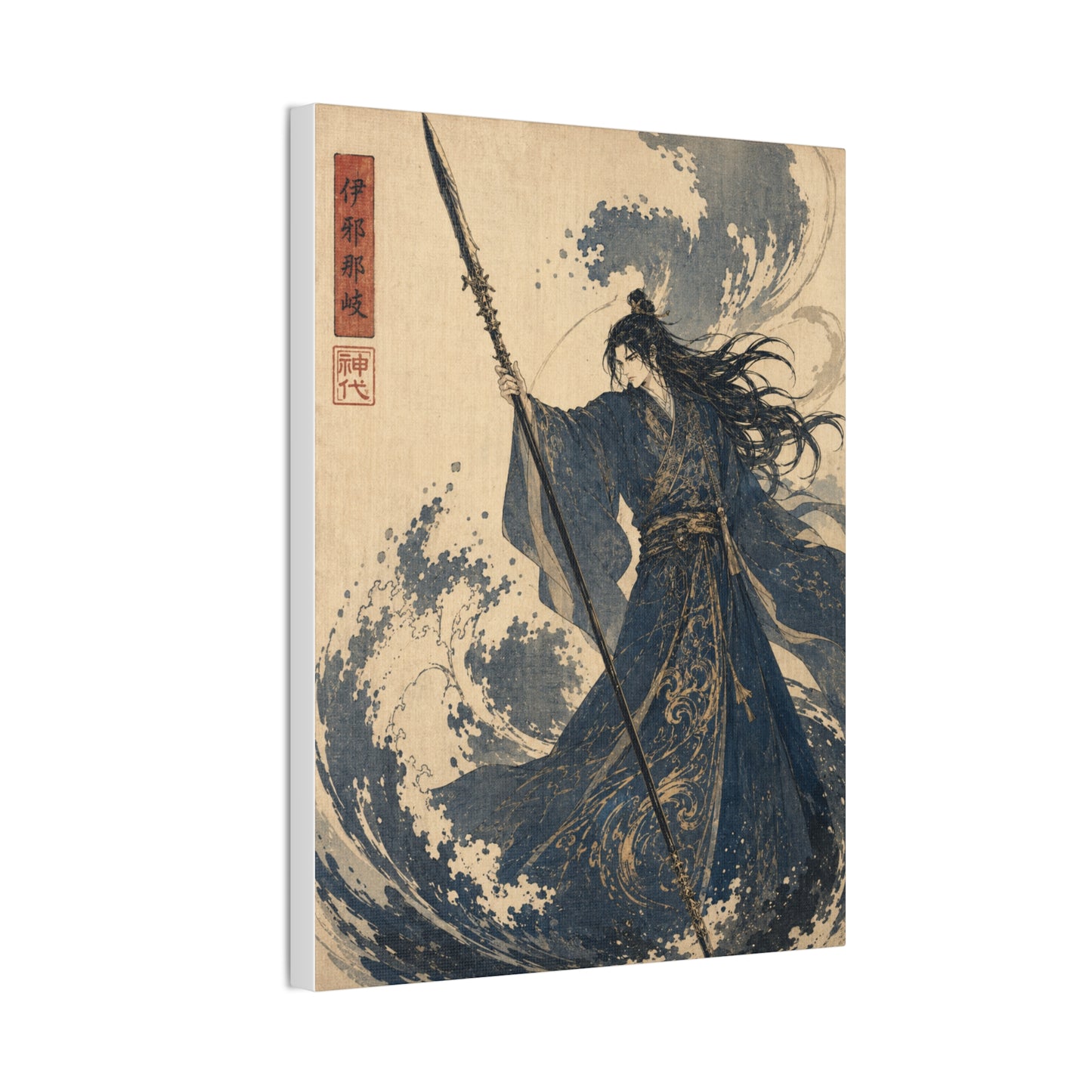 "IZANAGI" Canvas Print - Ukiyo-e Edition
