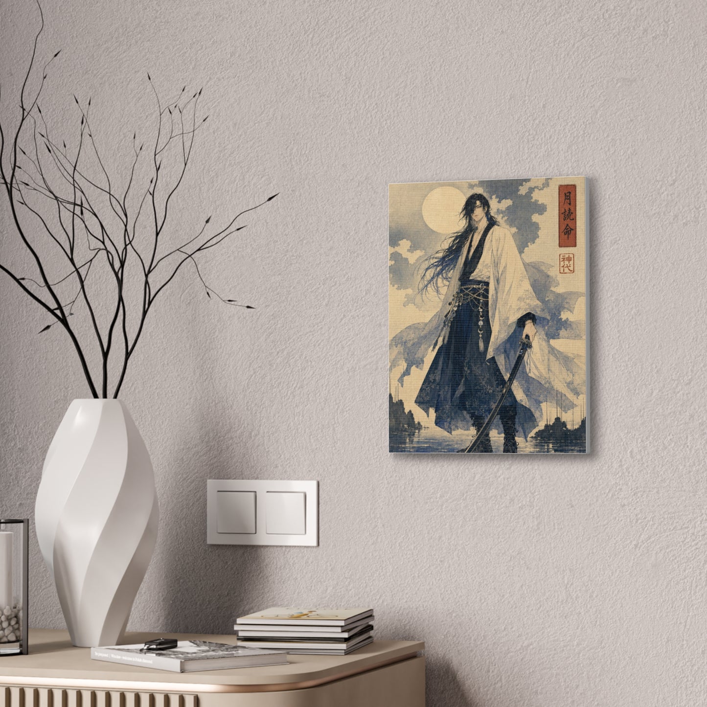 "TSUKUYOMI" Canvas Print - Ukiyo-e Edition