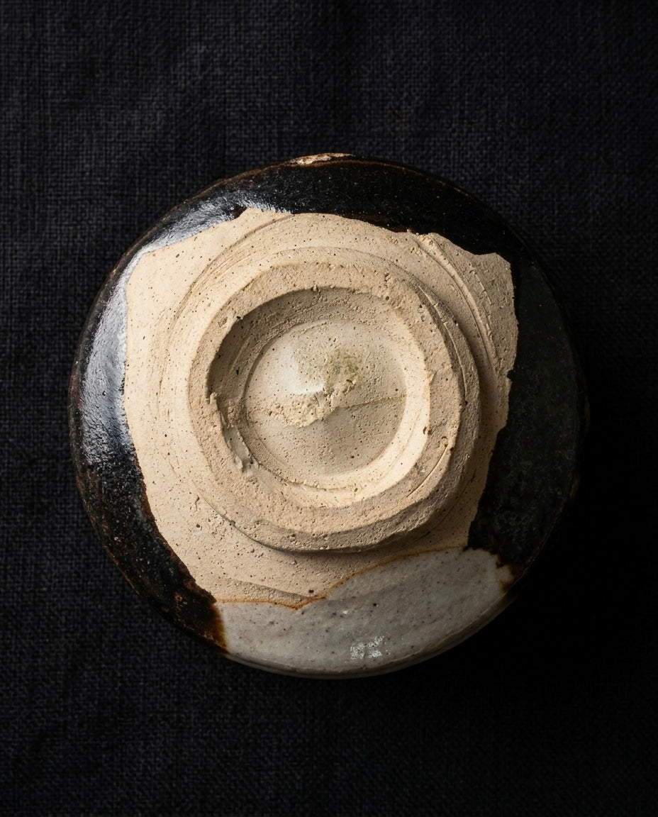 Black Oribe Matcha Bowl by Shosuke Imura
