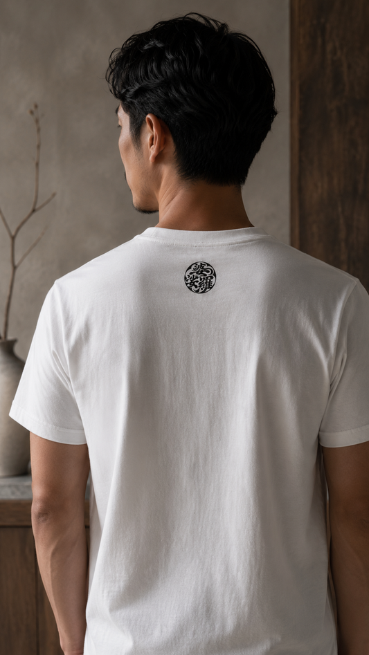 BASARA Back Kamon Logo Tee - WHITE