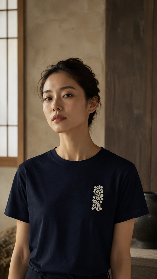 BASARA Chest Logo Tee - NAVY