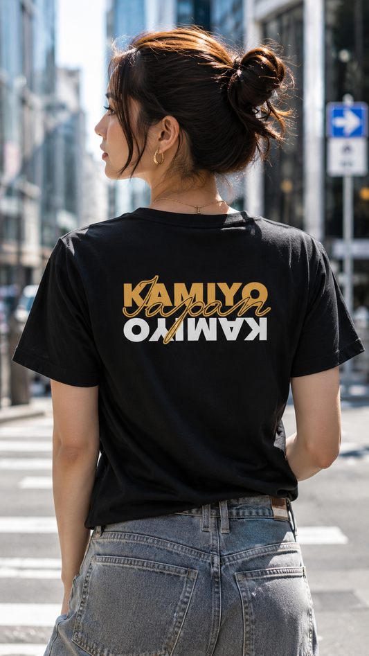 KAMIYO Double Logo T-shirt - Black