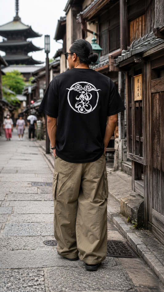 KAMIYO Heavenly Realm Logo T-shirt - Black