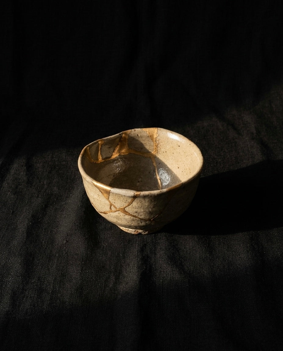 Momoyama to early Edo period - Kintsugi Karatsu tea bowl