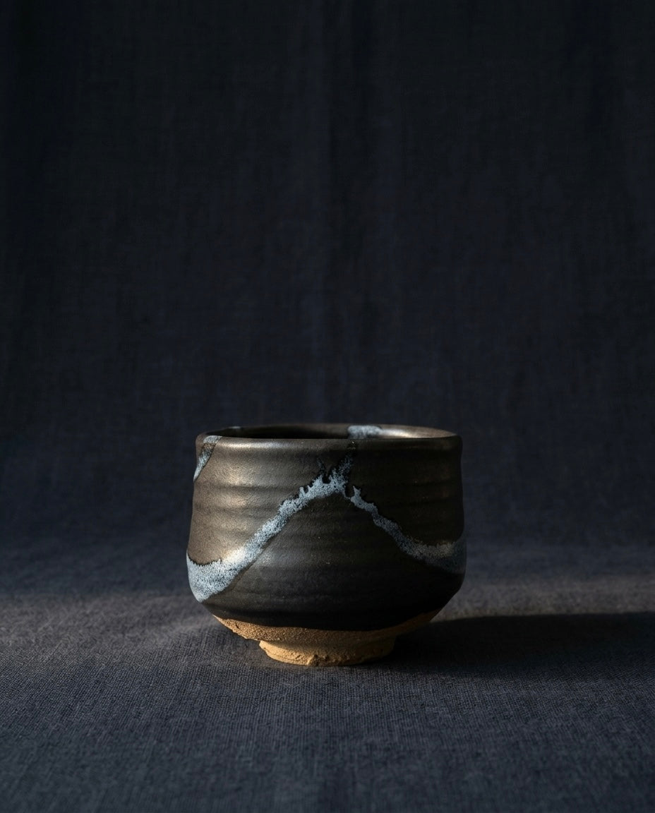 Ko-Seto Tea Bowl by Master Tatsuzo Mizuno