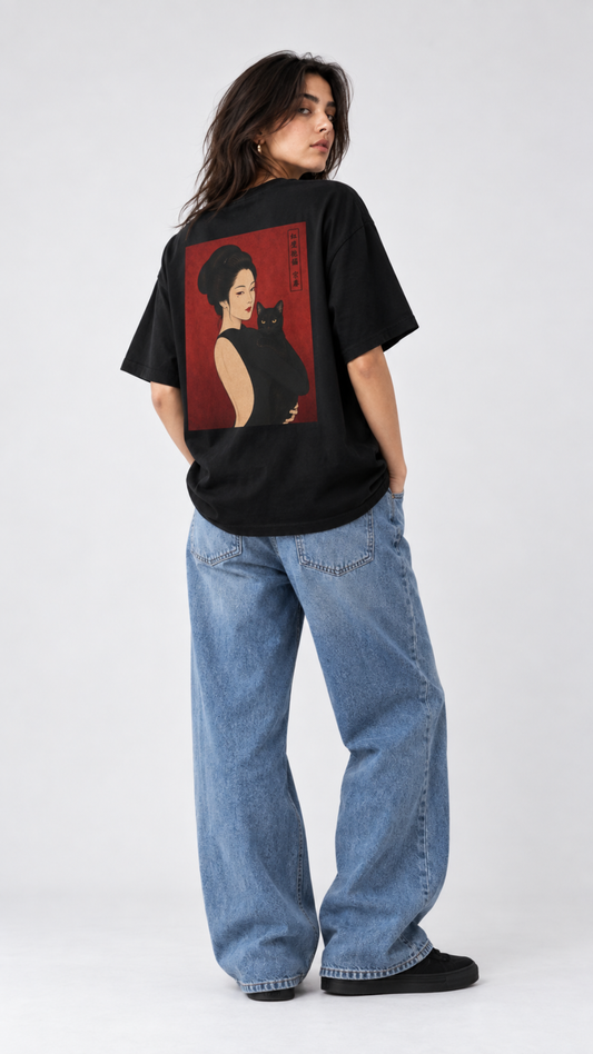 IRO - Back Print Tee 013(Black)